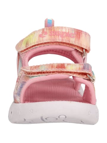 Zigzag Sandalen in Rosa/ Bunt