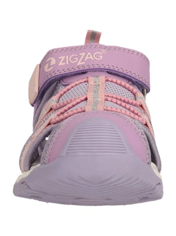 Zigzag Halbsandalen in Lila