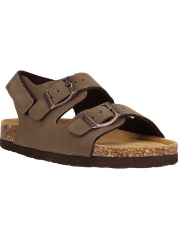 Zigzag Sandalen in Khaki