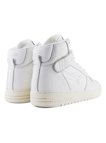 KangaROOS Originals Leder-Sneakers "GAME HI" in Weiß
