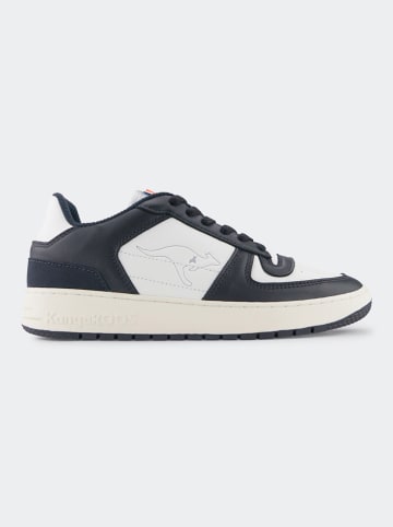 Kangaroos Leren sneakers "GAME LO" wit/zwart