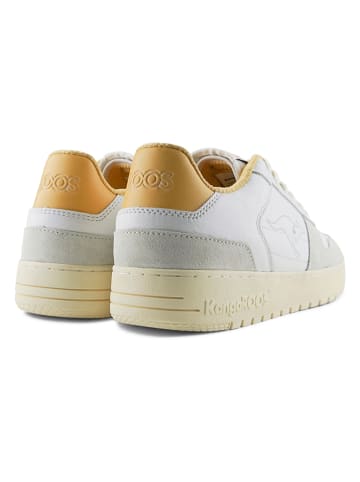 KangaROOS Originals Leder-Sneakers "Game LO II" in Grau/ Weiß