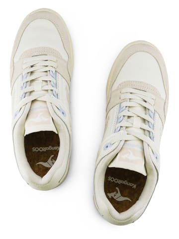 KangaROOS Originals Leder-Sneakers "Hot Shot LO ECO" in Beige