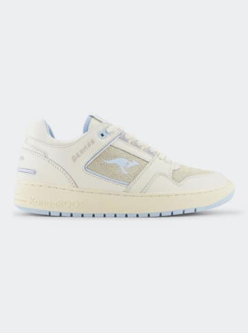 Kangaroos Leren sneakers "Hot Shot LO x GRAMPS" beige/lichtblauw