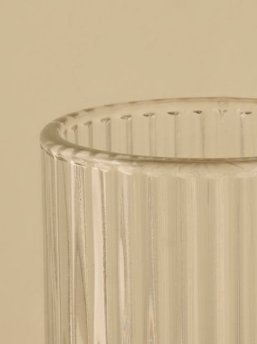 BELLA MAISON Windlicht "Benny" goudkleurig/kleurloos - (H)8 x Ø 7 cm