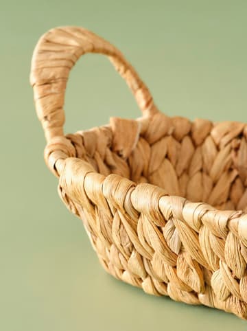 BELLA MAISON Aufbewahrungskorb "Novi" in Hellbraun - (B)18 x (H)12 cm