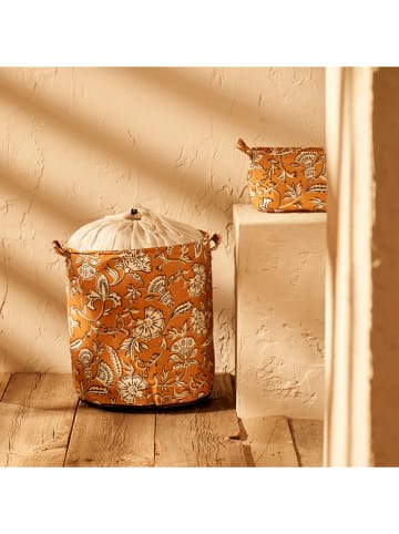 BELLA MAISON 2-delige set: opbergmanden "Indian" oranje