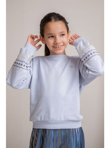 Like Flo Sweatshirt "Donna" lichtblauw