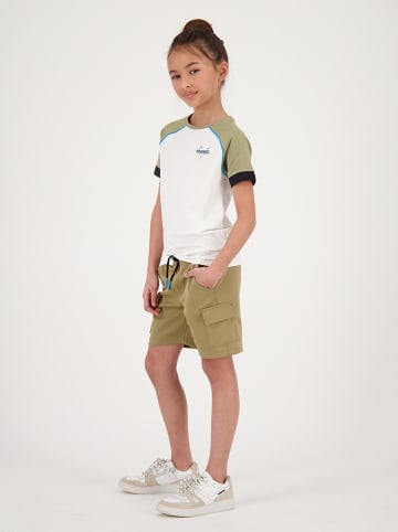 Messi Shirt in Khaki/ Weiß