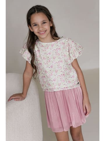 Like Flo Shirt "Evi" in Creme/ Rosa