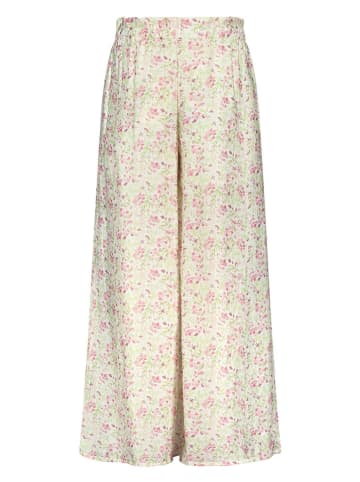 Like Flo Marlenehose "Feline" in Creme/ Rosa