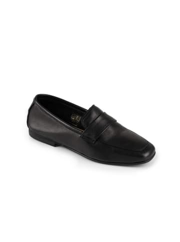 Anna Morellini Leder-Mokassins "Silanca" in Schwarz