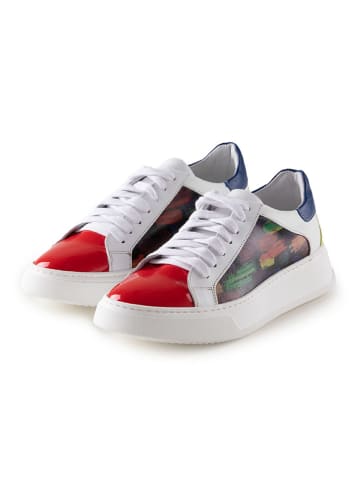 Anna Morellini Skórzane sneakersy "Giorania" ze wzorem