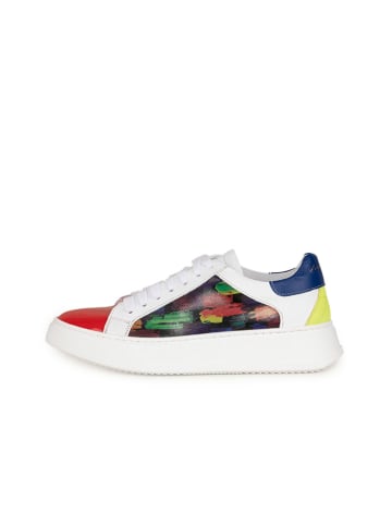 Anna Morellini Skórzane sneakersy "Giorania" ze wzorem