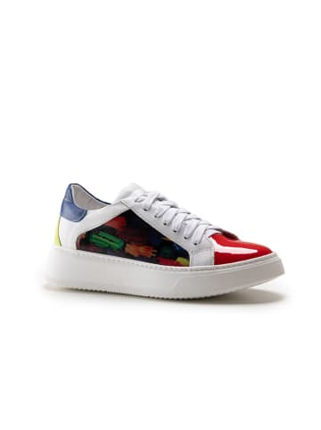 Anna Morellini Skórzane sneakersy "Giorania" ze wzorem