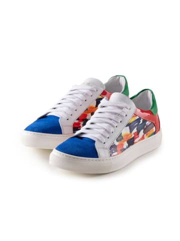 Anna Morellini Skórzane sneakersy "Cessana" ze wzorem