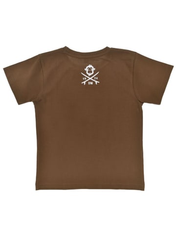 Bondi Shirt 'Awesome' in Braun