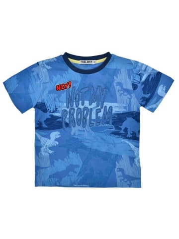 Bondi Shirt 'Not my Problem' in Blau