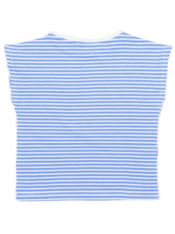 Bondi Shirt 'Funny' in Weiß/ Blau