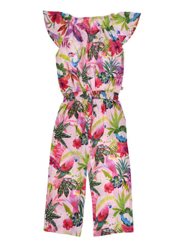 Bondi Jumpsuit "Jungleallover" lichtroze/meerkleurig