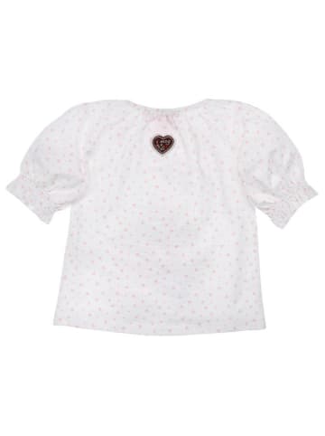 Bondi Trachtenshirt 'kleiner Bulle' in Weiß