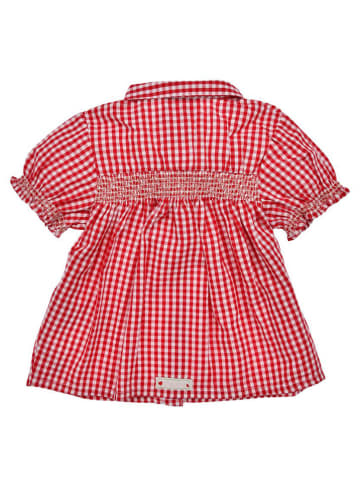 Bondi Trachtenbluse in Weiß/ Rot