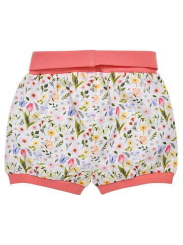 Bondi Shorts  'Blumenallover' in Weiß/ Rosa
