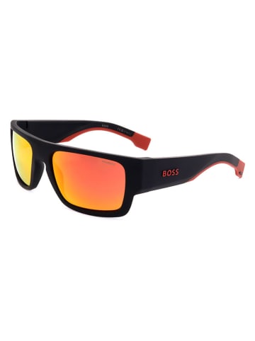 Hugo Boss Herenzonnebril zwart/rood