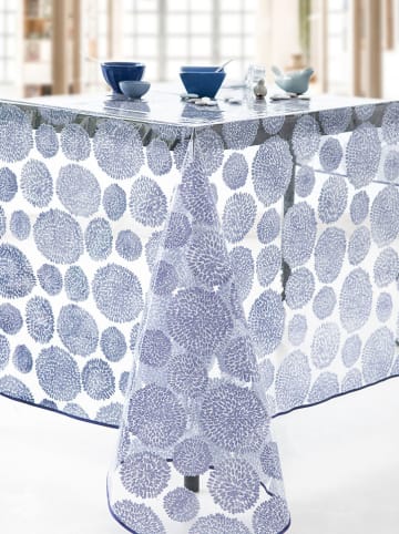 Calitex Wachstuchtischdecke ''Eclosion'' in Blau