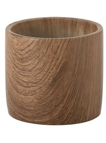 J Line Übertopf "Wald S'' in Braun - (H)12 x Ø 14 cm