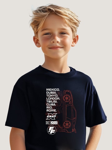 Fast & Furious Shirt "Fast and furious" donkerblauw