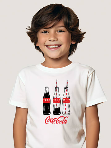 Coca Cola Koszulka "Coca-Cola Japan" w kolorze białym