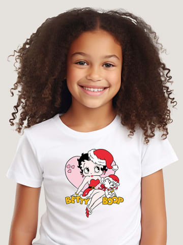 Betty Boop Koszulka "Betty Boop" w kolorze białym