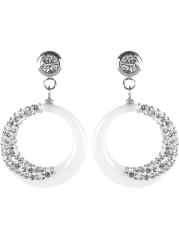 MENTHE À L'O Ohrstecker mit Kristallen