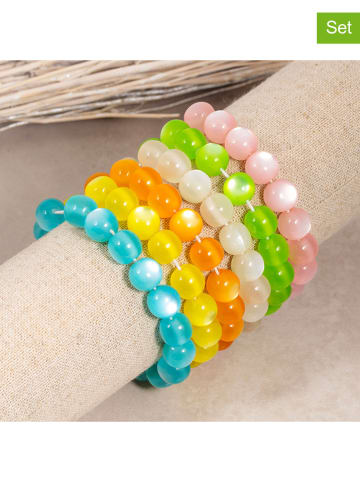 MENTHE À L'O 6er-Set: Armbänder in Bunt