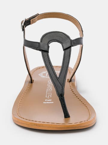 Les BAGATELLES Leren teensandalen "Malabia" zwart