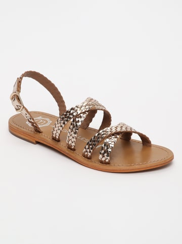 Les BAGATELLES Leren sandalen "Male" goudkleurig