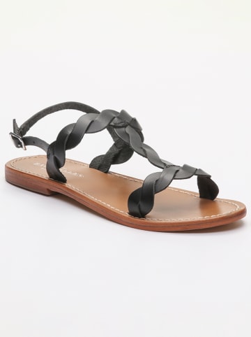 Les BAGATELLES Leren sandalen "Burke" zwart