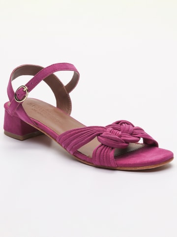 Les BAGATELLES Leren haksandalen "Falcom" paars
