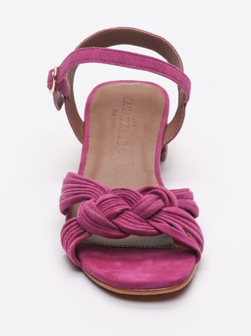 Les BAGATELLES Leren haksandalen "Falcom" paars