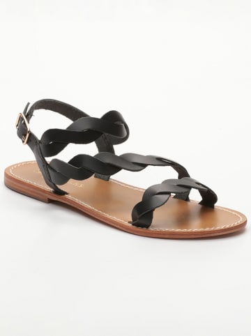 Les BAGATELLES Leder-Sandalen "Arianna" in Schwarz