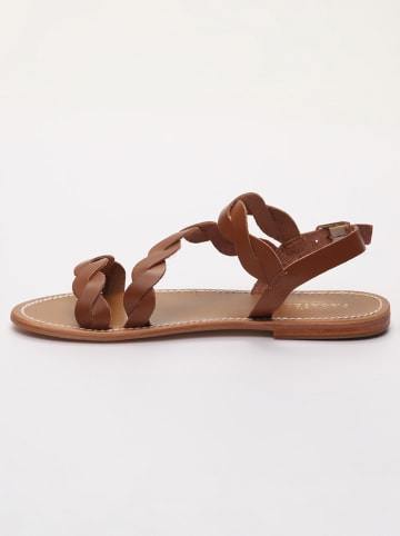 Les BAGATELLES Leren sandalen "Arianna" lichtbruin