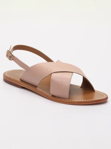 Les BAGATELLES Leren sandalen "Sibella" beige