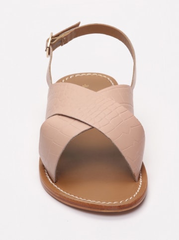 Les BAGATELLES Leren sandalen "Sibella" beige