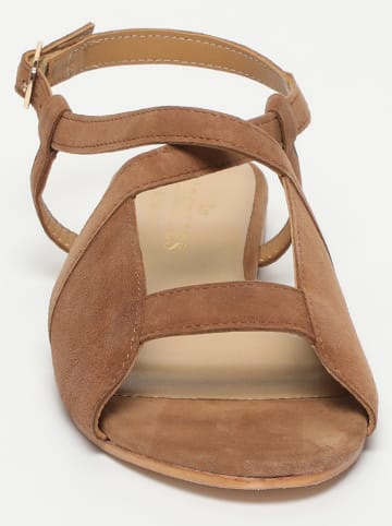 Les BAGATELLES Leren sandalen "Loberia" lichtbruin