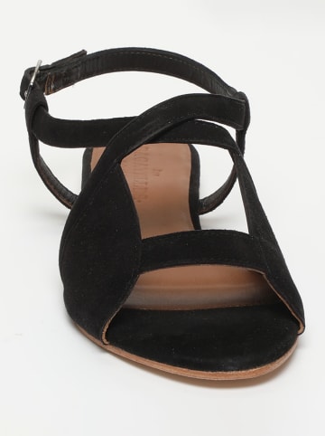 Les BAGATELLES Leder-Sandalen "Loberia" in Schwarz