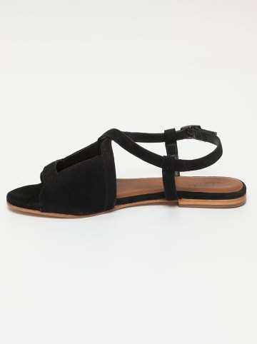 Les BAGATELLES Leder-Sandalen "Loberia" in Schwarz