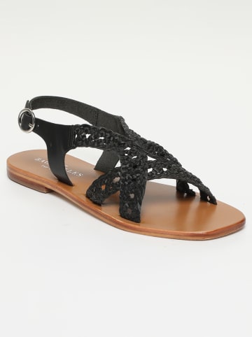 Les BAGATELLES Leren sandalen "Nahuel" zwart