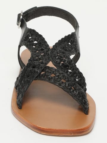 Les BAGATELLES Leren sandalen "Nahuel" zwart