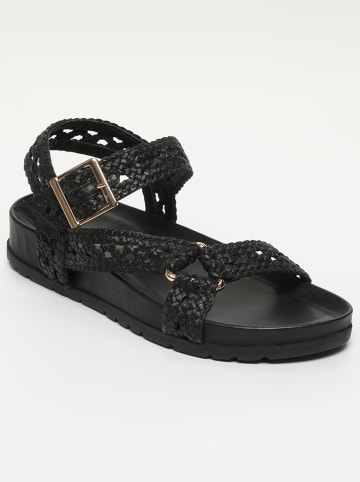 Les BAGATELLES Leder-Sandalen "Menuca"  in Schwarz